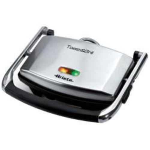 ARIETE TOAST & GRILL SLIM PIASTRA ELETTRICA ANTIADERENTE 1.100 W COLORE GRIGIO